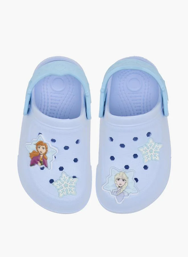Disney Girls Frozen Applique Light-Up Clogs